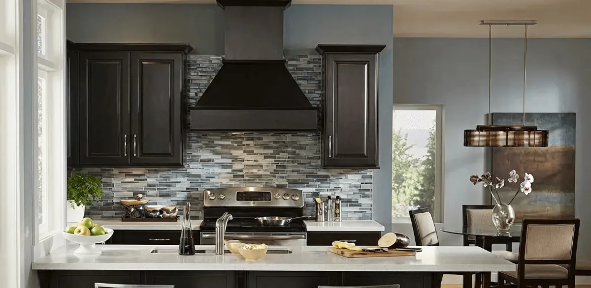 Kitchen cabinet painting and refinishing in a modern kitchen in Myrtle Beach, SC